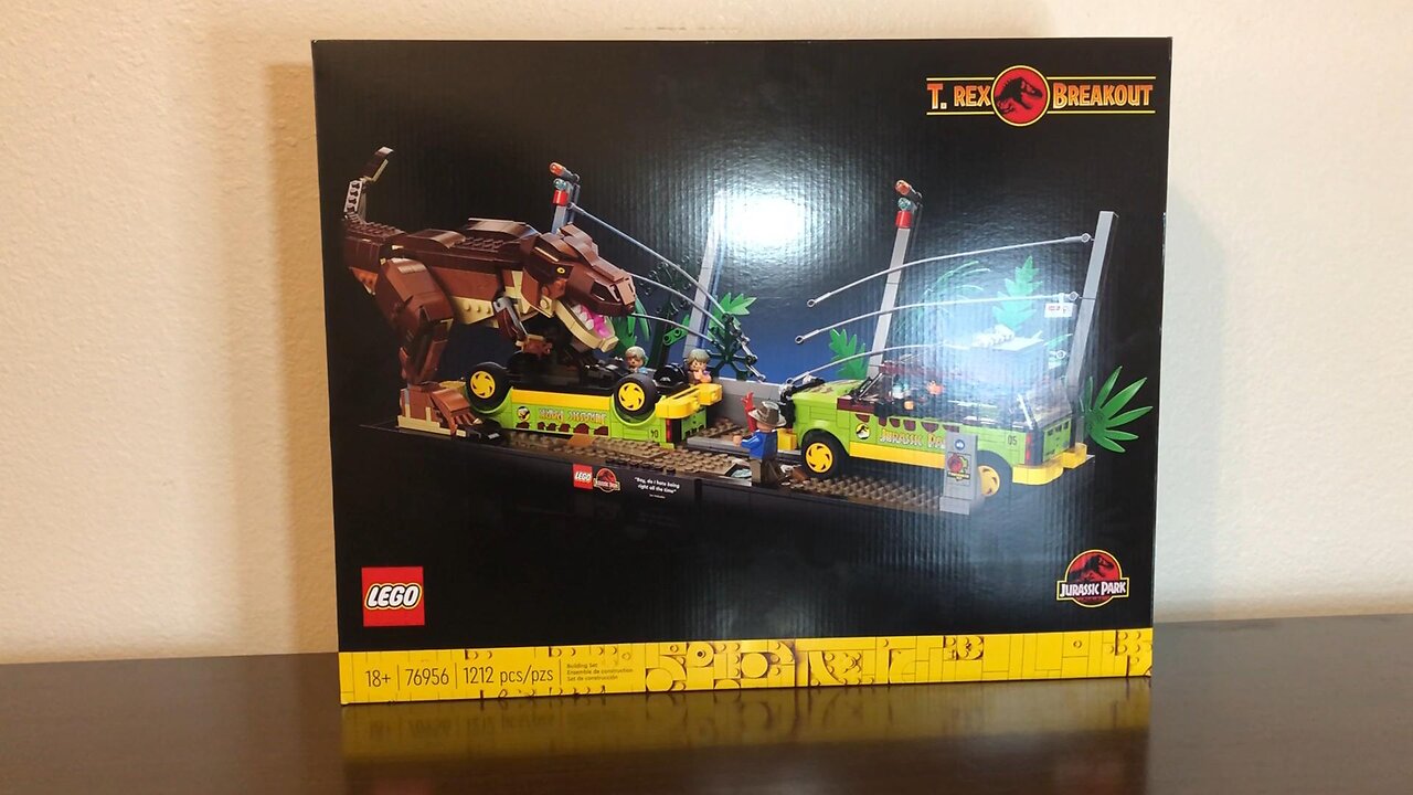 Lego Jurassic Park 76956 T-Rex Breakout Set Review