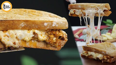 Buffalo Chicken Melt Sandwich recipe by Food Fussion