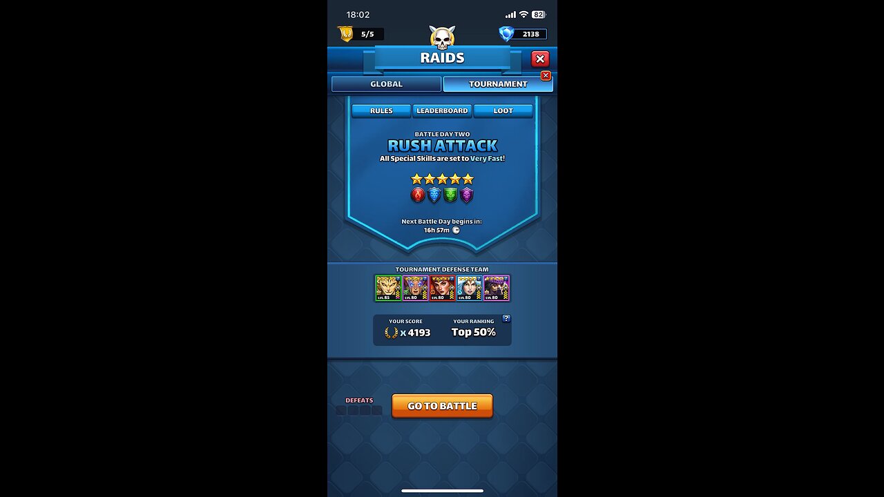 Empires and Puzzles Raid