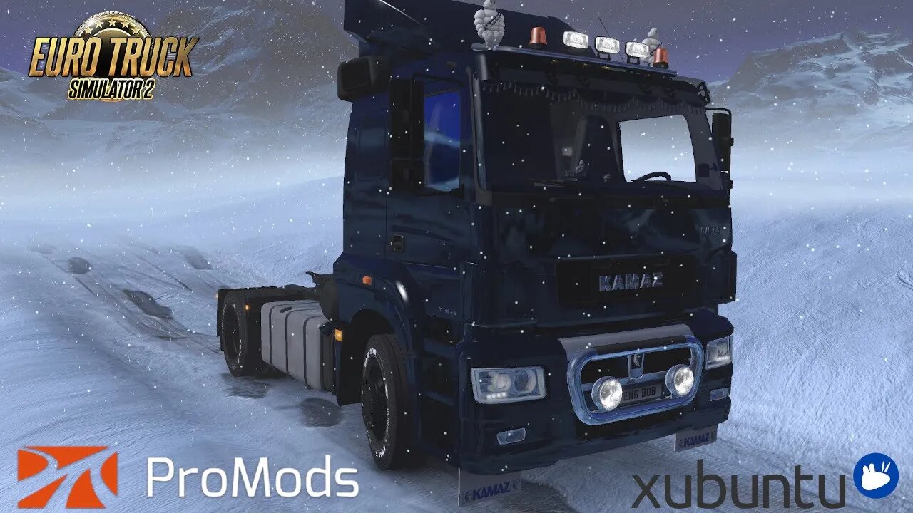 ETS2 Season #1 2021 on Xubuntu Linux Ep#2 ProMods + RusMap (Euro Truck Simulator 2)