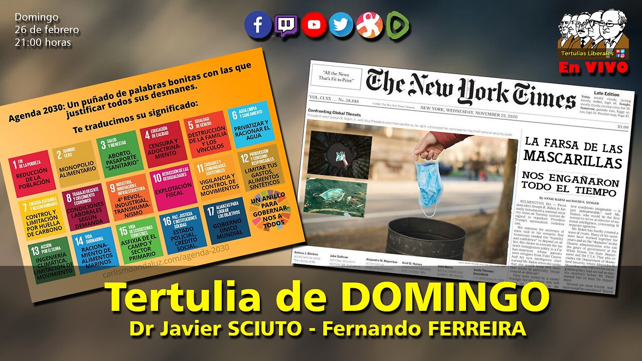 Tertulia de DOMINGO: Dr Javier SCIUTO - Fernando FERREIRA