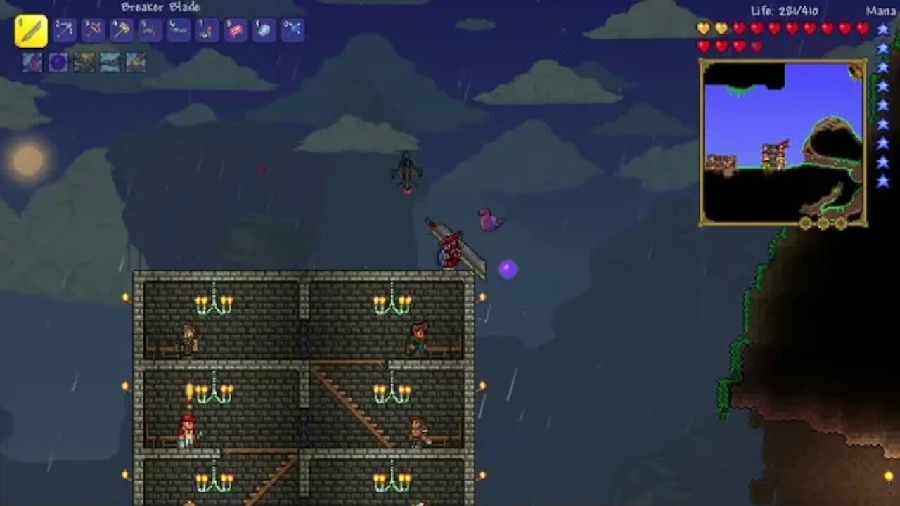 Modded Terraria: The Death Star?