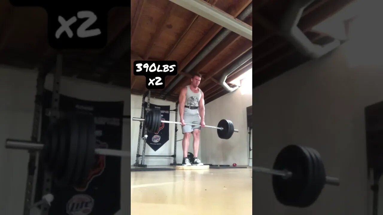 390x2 deficit deadlift #shorts