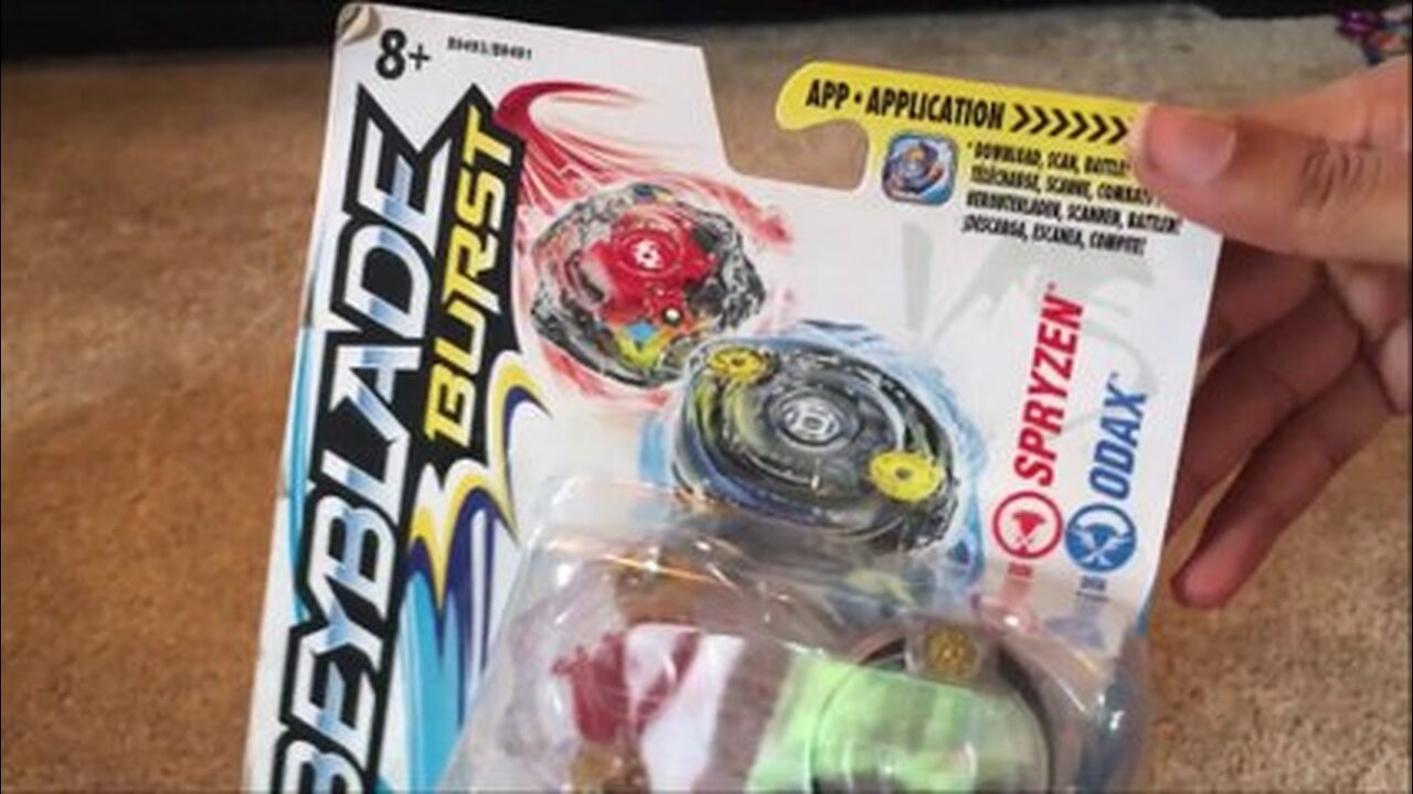 Spryzen Spread Fusion and Odax Central Blow unboxing! | Beyblade Burst| Beyblade Zenin