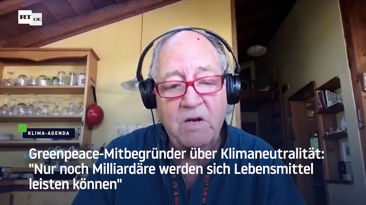 Greenpeace-Mitbegründer über Klimaneutralität