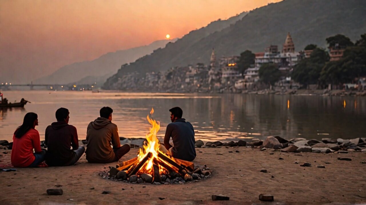 Exploring VARANASI'S Hidden Gems at KASHI VISHWANATH GANGA GHAT Camping Adventure