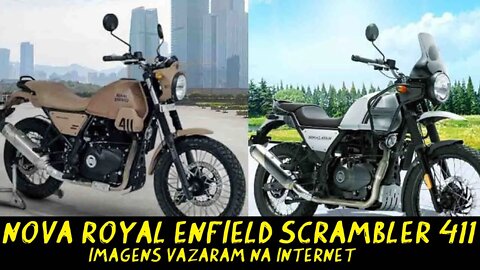 Nova Royal Enfield 411 SCRAMBLER é confirmada e detalhes vazam na INTERNET