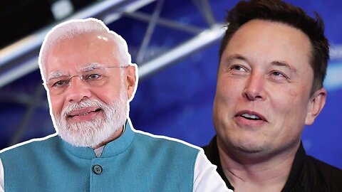 When Elon Musk met Prime Minister of India, Narendra Modi in 2015