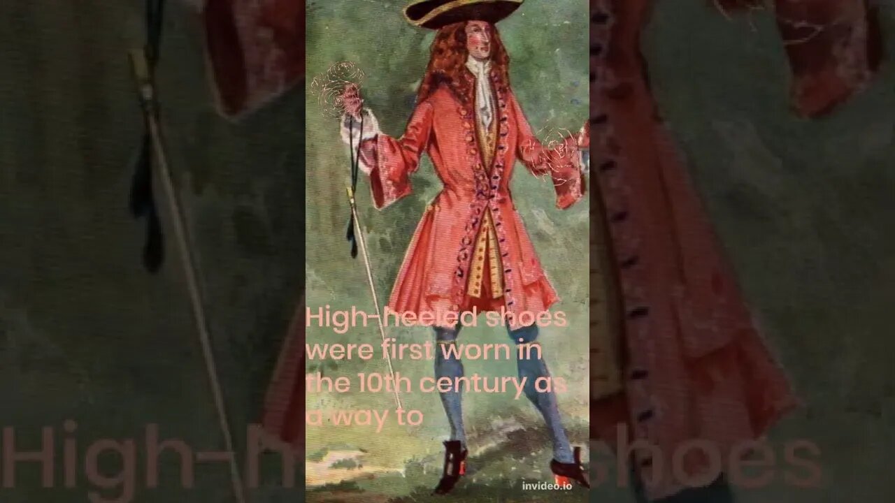 Originally for men, high heels that is. Fun Facts, #shorts.