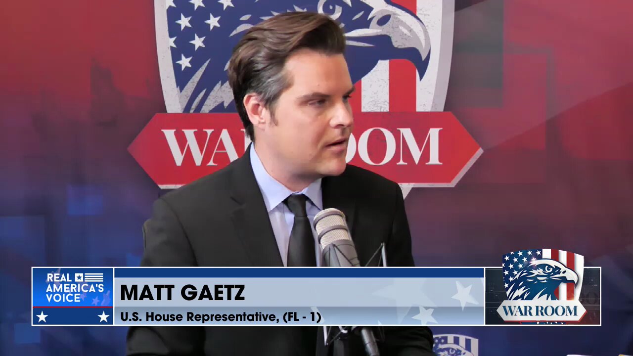 Rep. Matt Gaetz Brings Updates From The Hill On Debt Ceiling Debate.