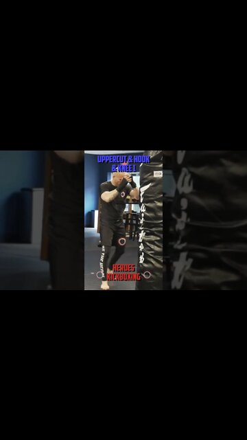Heroes Training Center | Kickboxing "How To Double Up" Uppercut & Hook & Knee 1 - Front | #Shorts