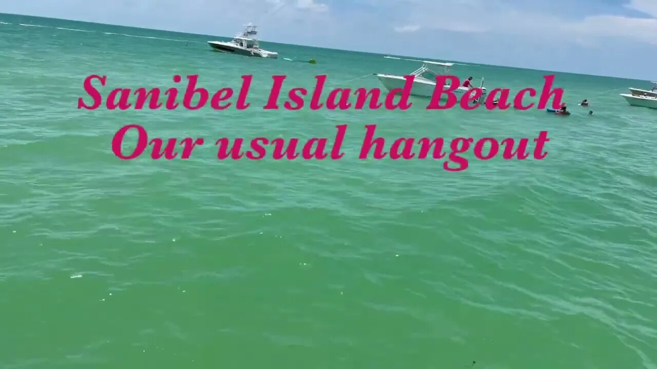 Short video at Sanibel Island Beach again…