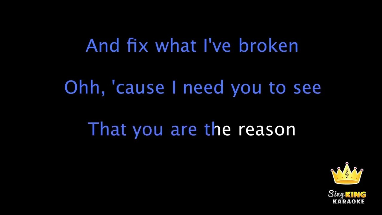 Calum Scott You Are The Reason Karaoke Version