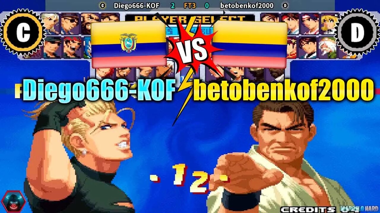 The King of Fighters 2000 (Diego666-KOF Vs. betobenkof2000) [Ecuador Vs. Colombia]