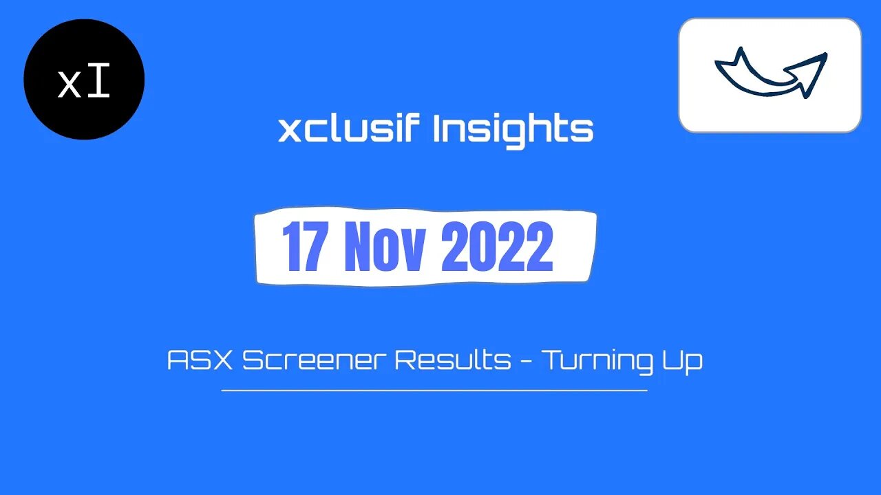 ASX Screener Stocks Turning Up 20221117