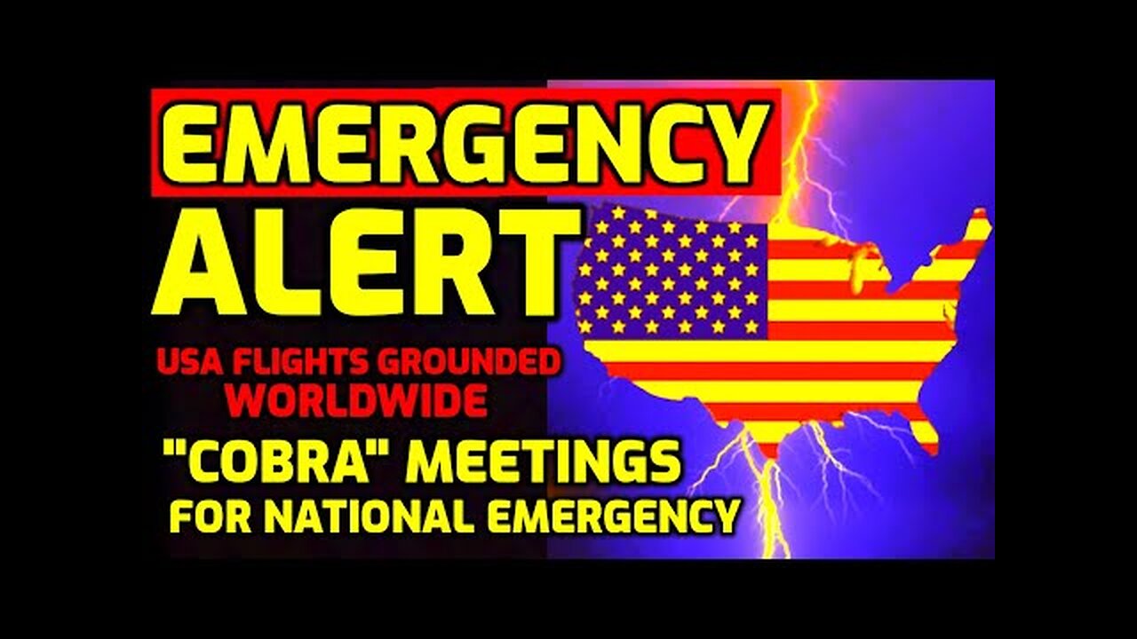 EMERGENCY ALERT!! ⚠️ USA FLIGHTS GROUNDED GLOBALLY - EMERGENCY COBRA MEETINGS - WORLDWIDE BLACKOUT