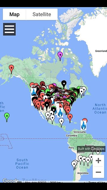This map shows all the food processing plants that have either caught fire or been destroyed.