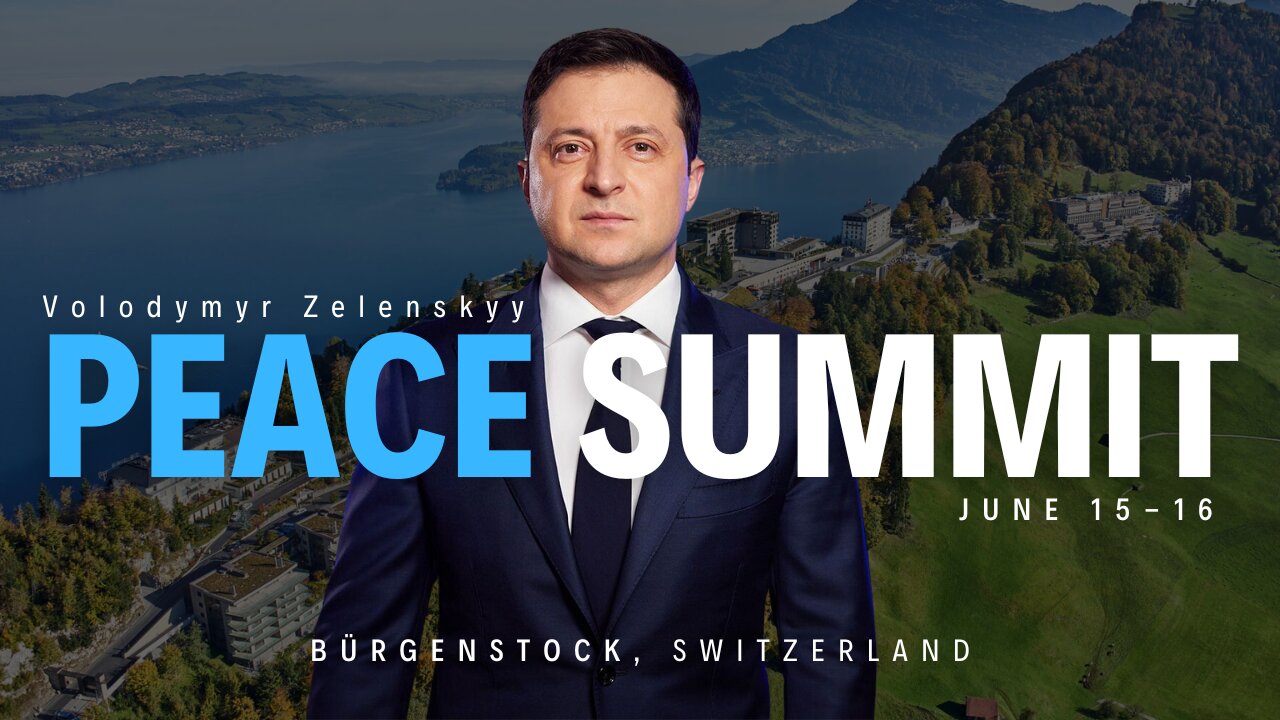 Volodymyr Zelenskyy At Peace Summit in Switzerland