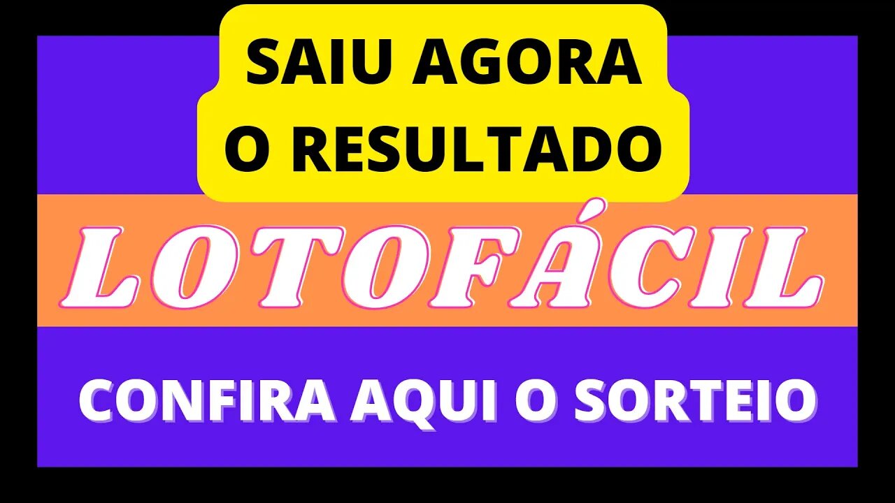 [LOTOFÁCIL] RESULTADO DO SORTEIO CONCURSO 2512 | 04/05/2022