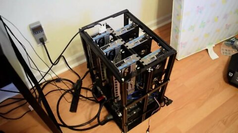 GPU Mining in June 10, 2016 - Our first 6-card GPU rig experiments before scale!