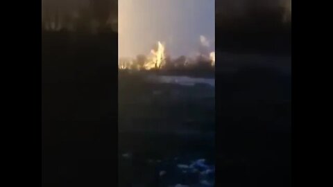 🇺🇦Graphic War 18+🔥Russian Military Hit a Highpressure Gas Pipeline Donetsk Ukraine #Shorts