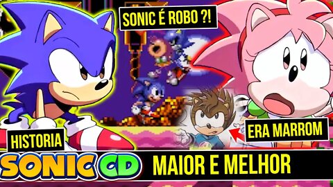 SONIC CD - MELHOR e Maior Sonic Americano | Rk Play