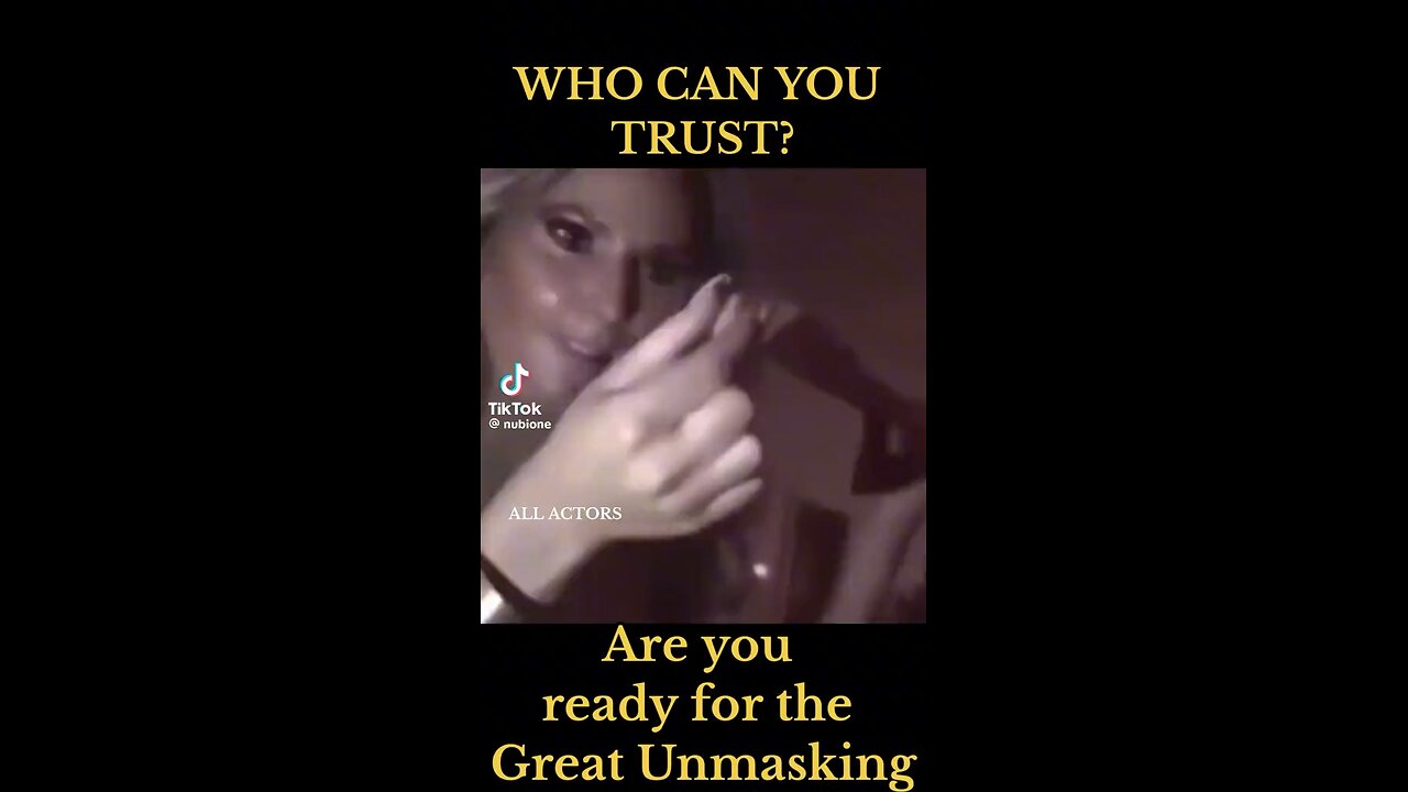 Are you ready for the great unmasking?