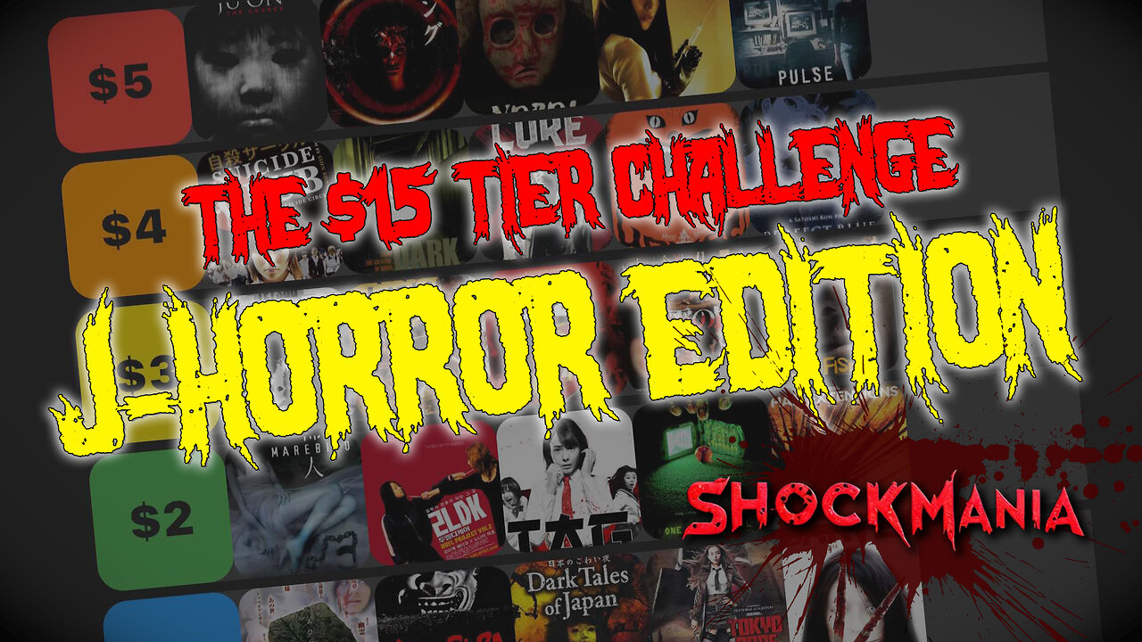 The $15 TIER CHALLENGE - Let's Spend $15 On The Best J-Horror Titles 💰💰💰