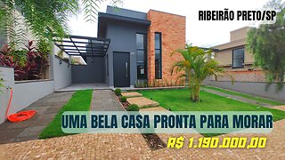 CASA0236 - LINDA CASA NO CONDOMÍNIO PORTAL DA MATA EM RIBEIRÃO PRETO COM 3 SUÍTES E PISCINA