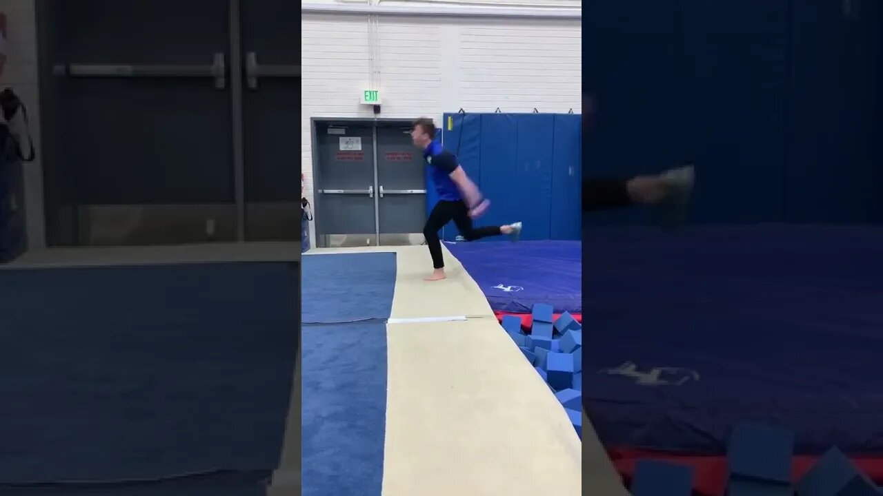 How to flip with a broken foot.