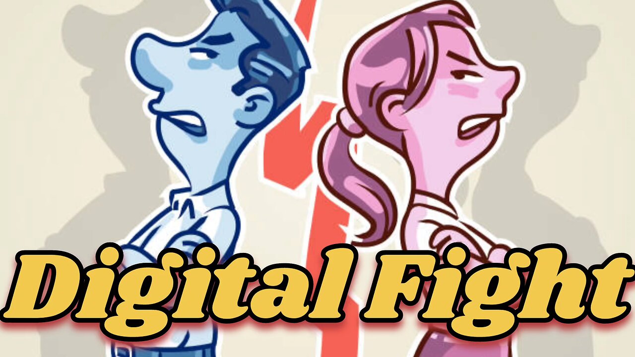 digital fight between husband and wife