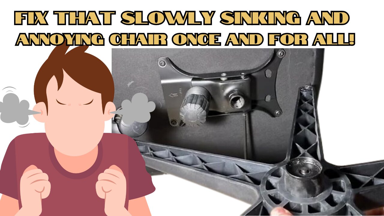 Fix That Sinking Chair! Fix the Ever Soooo Slow Lowering