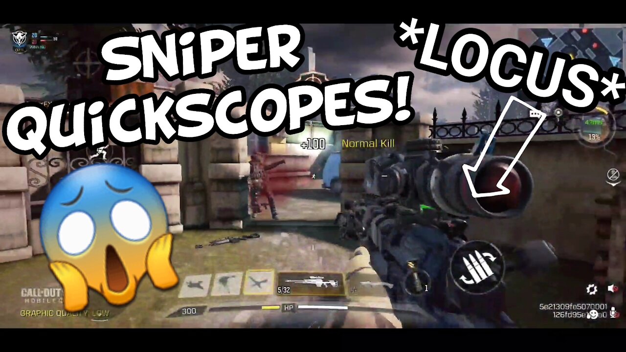 RANKED *Locus* Sniper Gameplay | Call of Duty Mobile