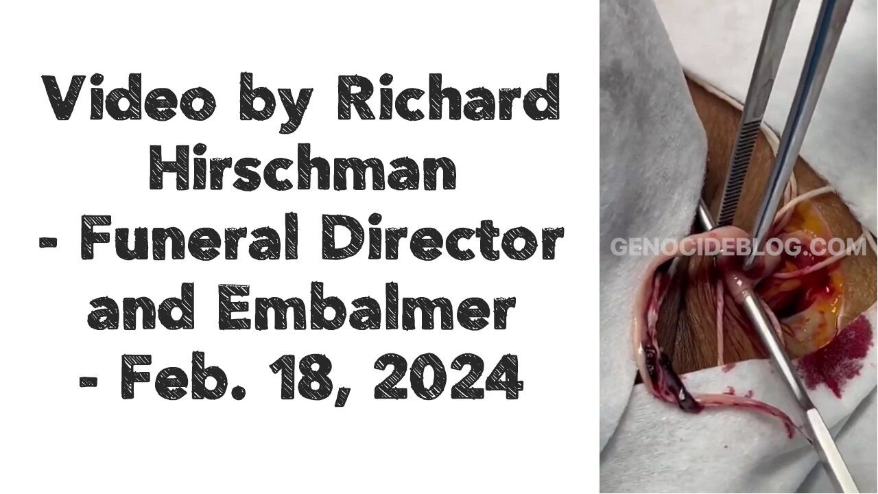 Video by Richard Hirschman - Funeral Director and Embalmer