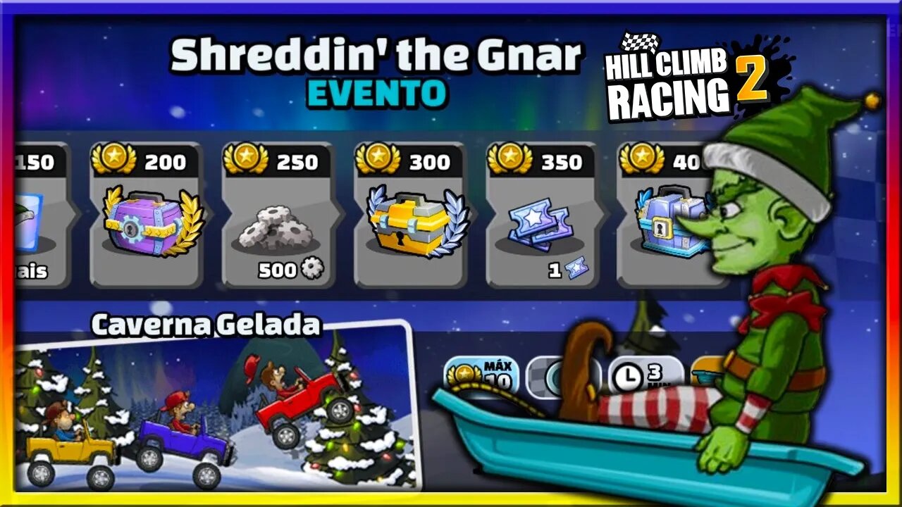 Evento de Natal 2020 do Hill Climb Racing 2 | Shreddin' the Gnar