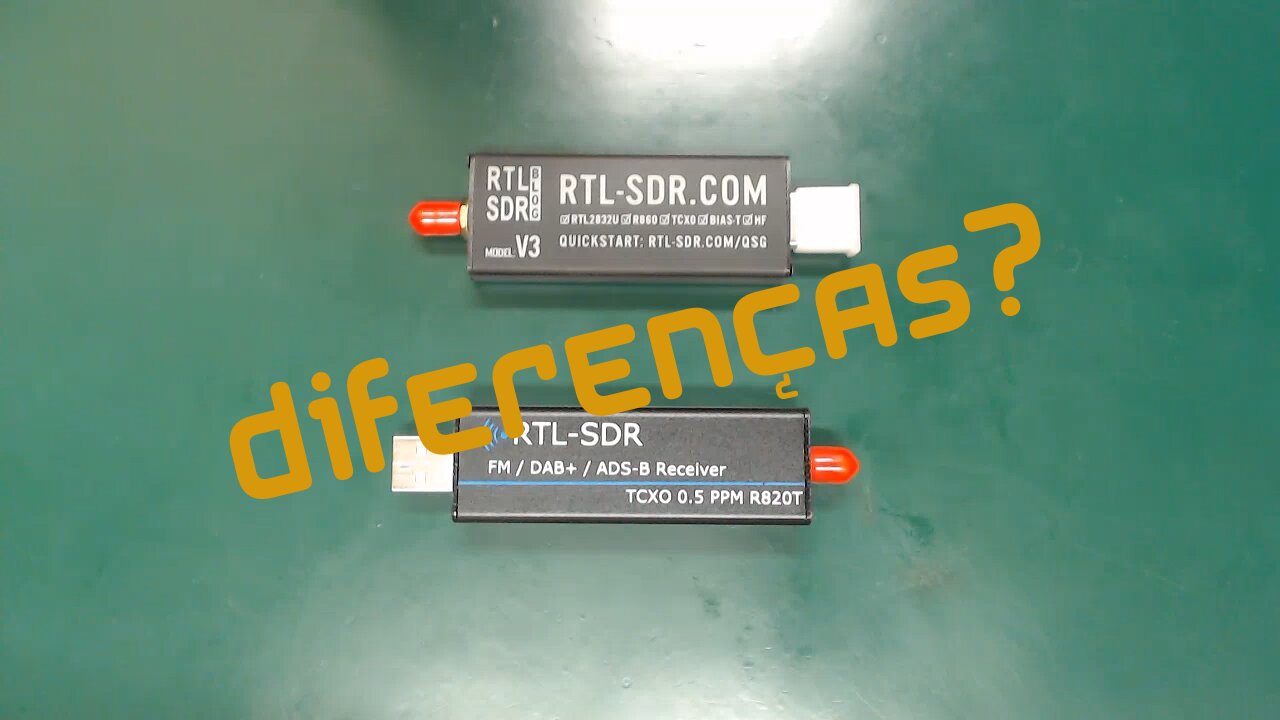 Uma comparação entre dongles RTL-SDR