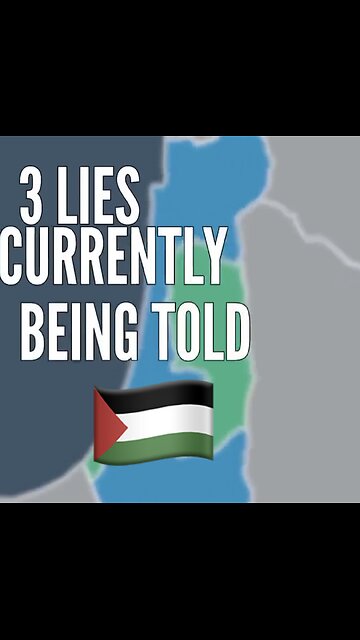 3 Lies Currently Being Told About 🇵🇸 Palestine