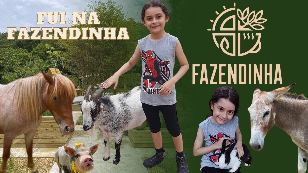 FUI NA FAZENDINHA EM FLORIANÓPOLIS / OS ANIMAIS FICAM SOLTOS