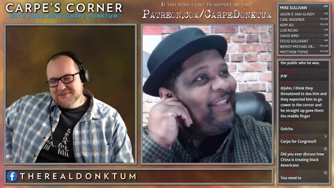 Carpe's Corner Episode 00002 with Guest @WayneDupreeShow