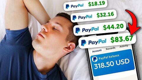 Get $318 Lying In Bed (Make PayPal Money Online For Free)