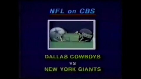 1980-11-09 Dallas Cowboys vs New York Giants