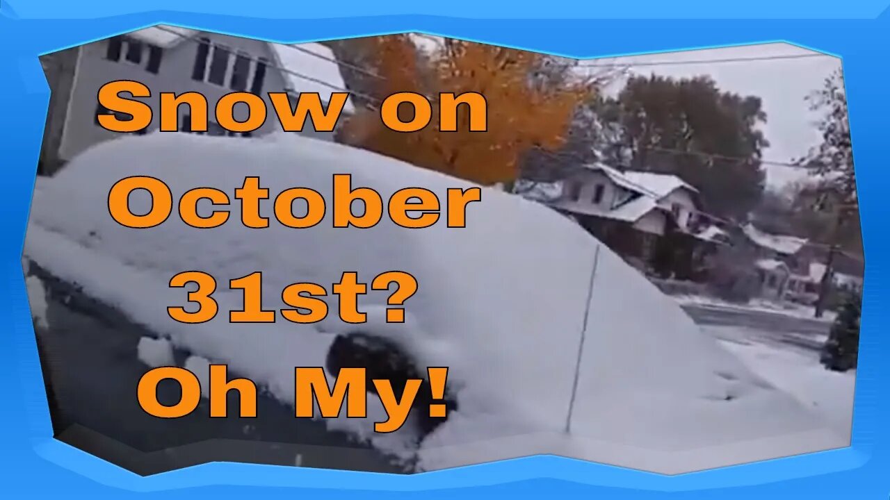 Snow on October 31st? | Small Family Adventures | Vlog