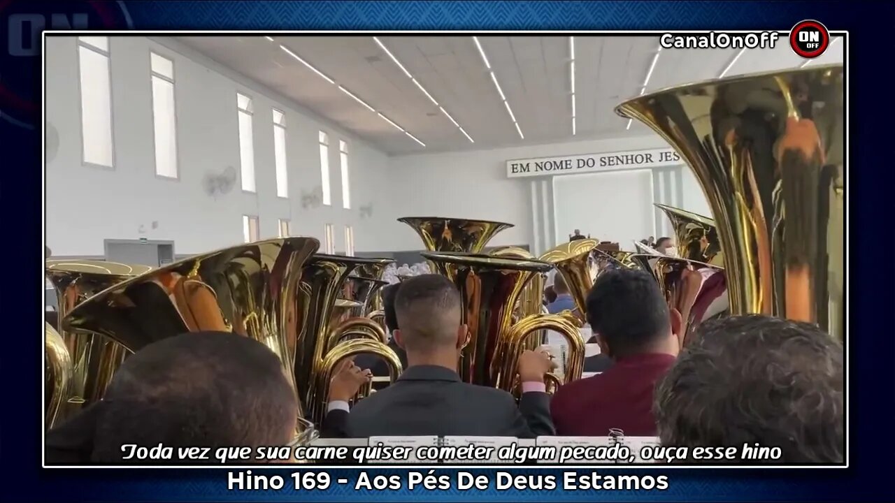 #CCB Hino 169 - Aos Pés De Deus Estamos - Ouça esse hino!