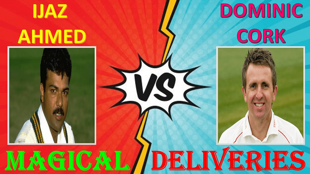 Dominic Cork v/s Ijaz Ahmed - Magical Delivery - #cricket #bowled