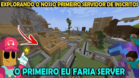 Explorando o Primeiro Servidor de Minecraft DO ATERNOS