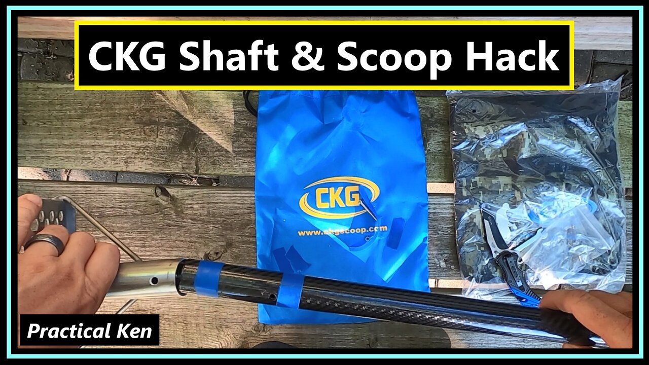 CKG Beach Scoop & Shaft Hack - Beach Metal Detecting - #ckgscoop #hacks #tips