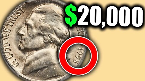 YOUR 1950'S NICKELS COULD BE WORTH A LOT OF MONEY!! RARE JEFFERSON NICKELS