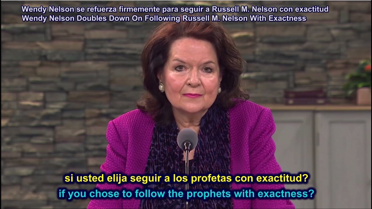 Wendy Nelson Doubles Down On Following Russell M. Nelson With Exactness