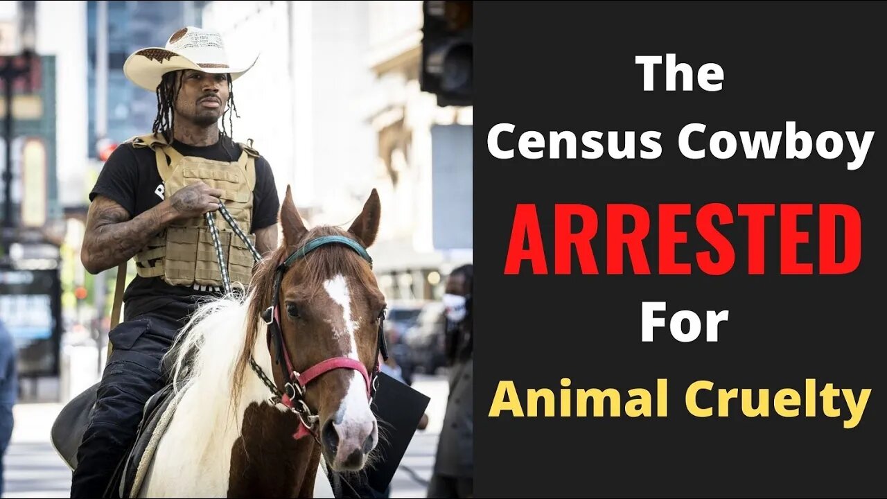 The Census Cowboy [Adam Hollingsworth] Arrested For Abusing His Horse