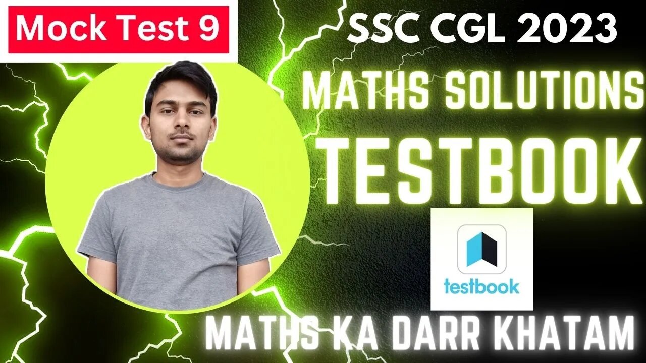 SSC CGL Maths Solutions 2023 Tier 2 Testbook Full Mock 9 | MEWS Maths #ssc #cgl2023 #testbook